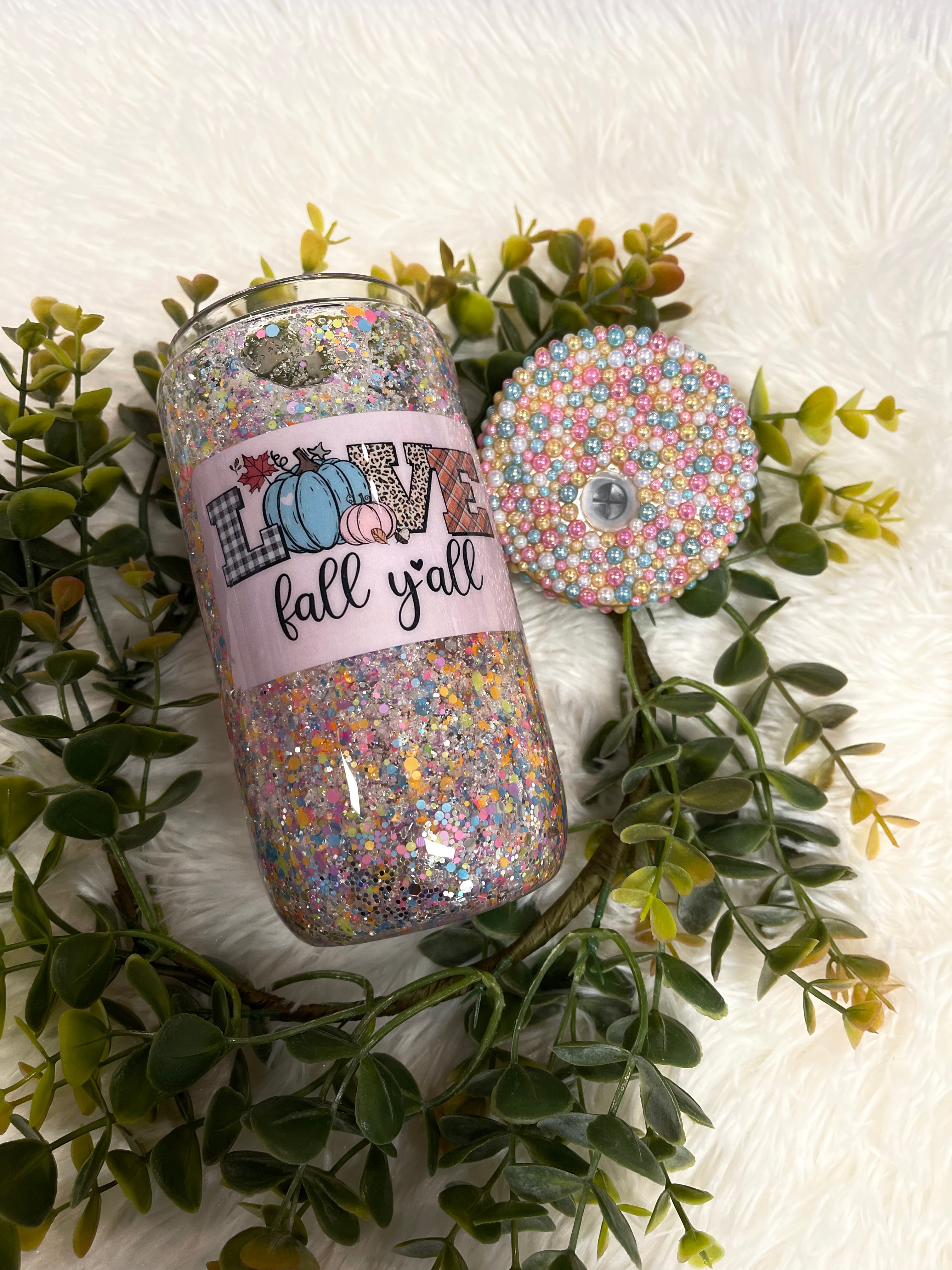 Four Leaf Clover Snowglobe Tumbler – Be Sparkled Studio