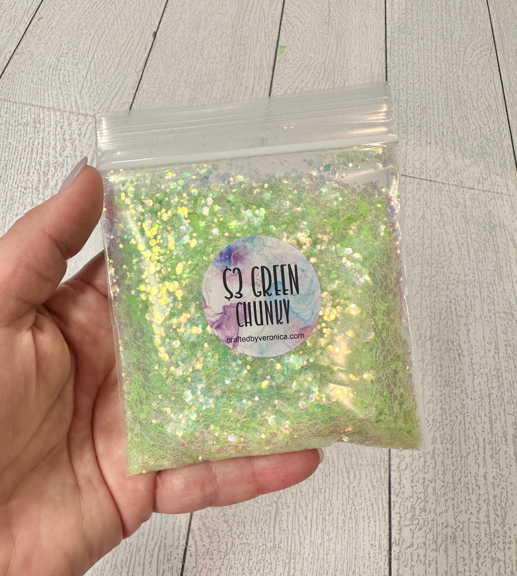 $3 Green Chunky