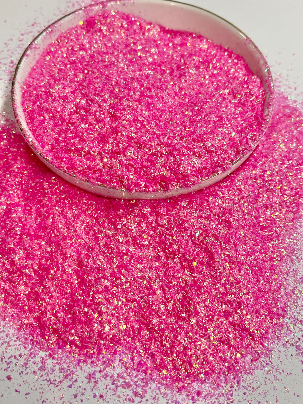 Glitter Flake Dark Pink